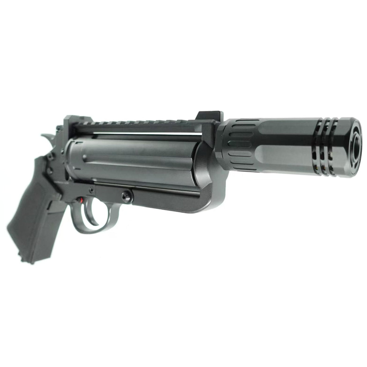 Tracer Premium UV LED Tracer Unit attached at a GoGun SixNeedler –