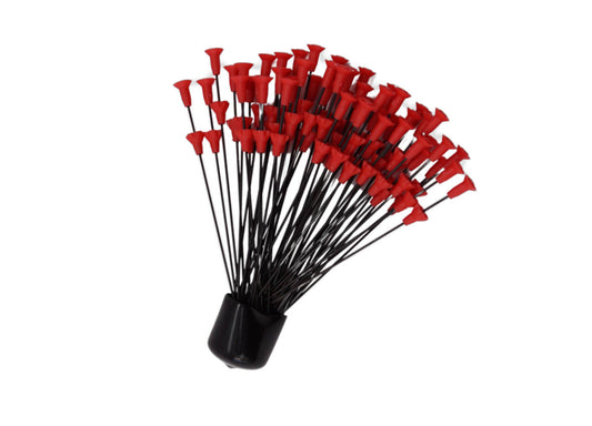 50 pieces Needles for Revolver Six needdler black and red wings.