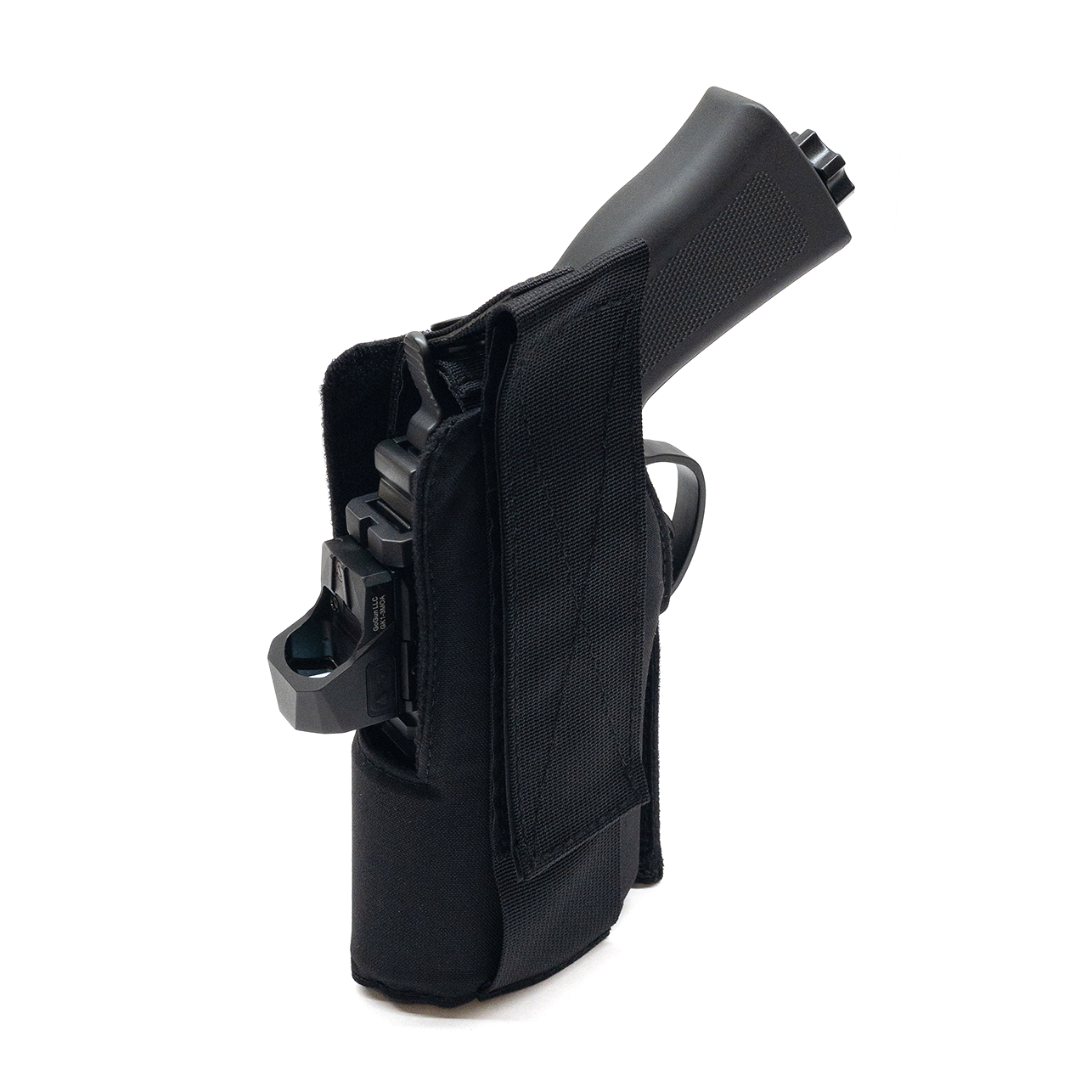 GoGun SixNeedler Drop Leg Holster with sixneedler in the Holster