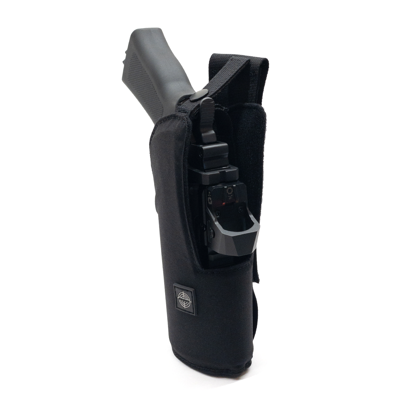 GoGun SixNeedler Drop Leg Holster with sixneedler in the Holster