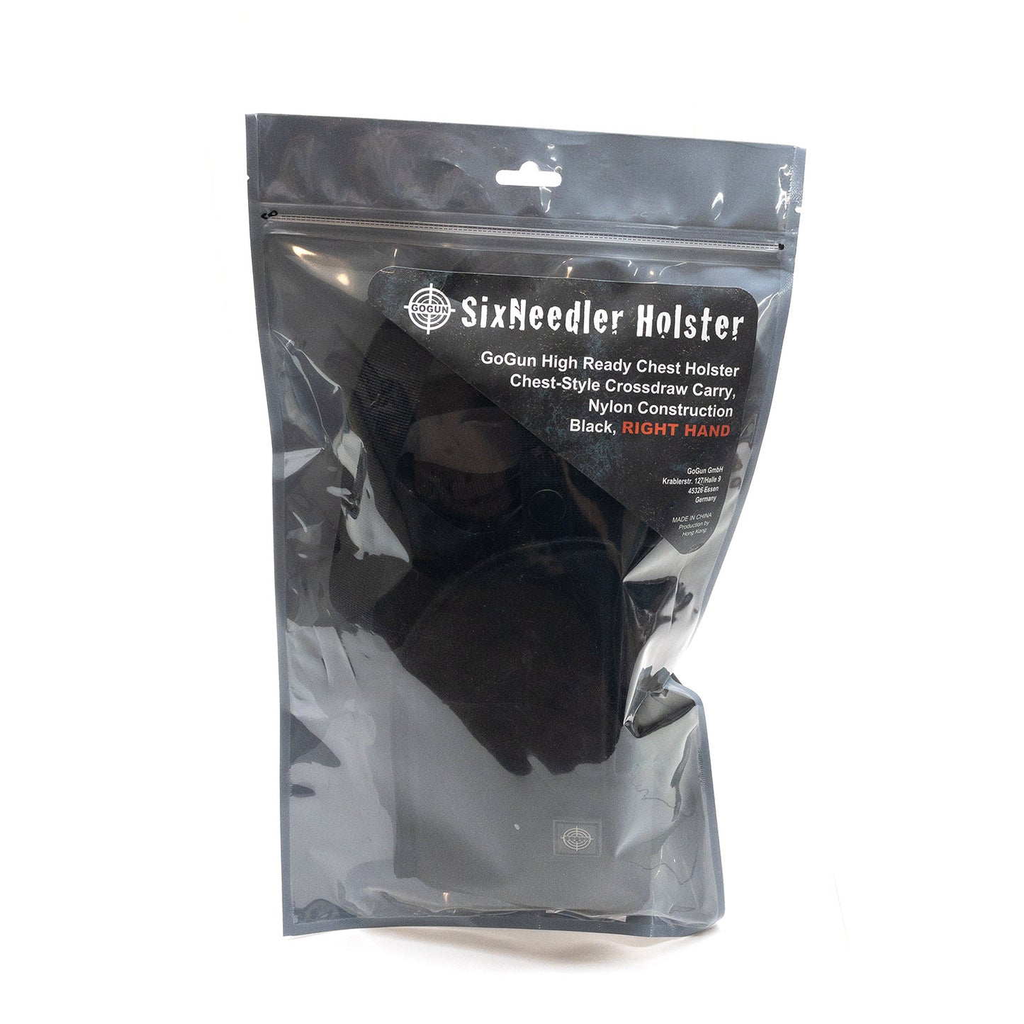 Chest Holster for Gogun 6 Sixneedler  right hand in packaging