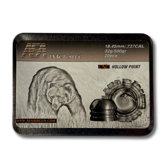 AEA Exact CNC 18.3 mm 500 Grain Slugs (.727)  package of 20 pieces