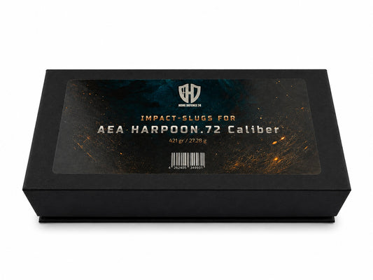 AEA Harpoon Impact Slugs .72 Cal 421 gr/27.28 gr in a black box