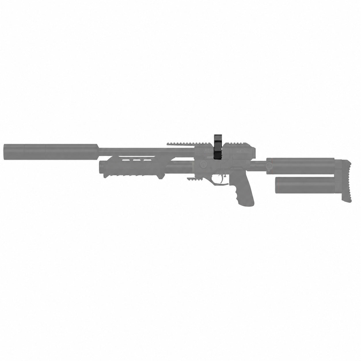  AEA Megalodon setup with this 12-shot aluminium magazine in .50 calibre (12.7 mm). 