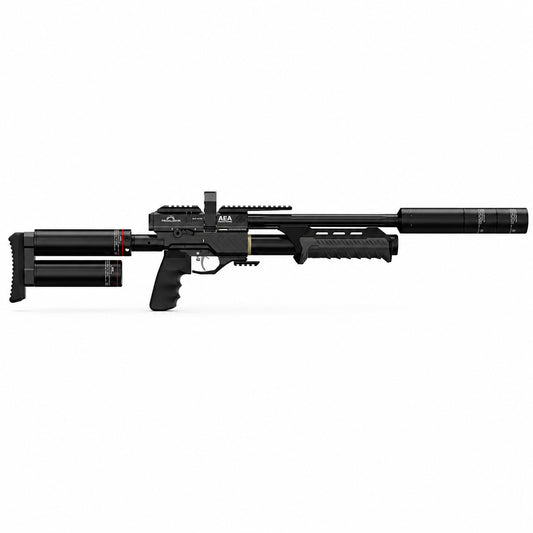 AEA Megalodon MK2 F-Series .50 PCP  with Bar dual tank system with stock integration and regulator