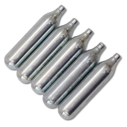 Co2Cartridges a Pack of 5 units steel