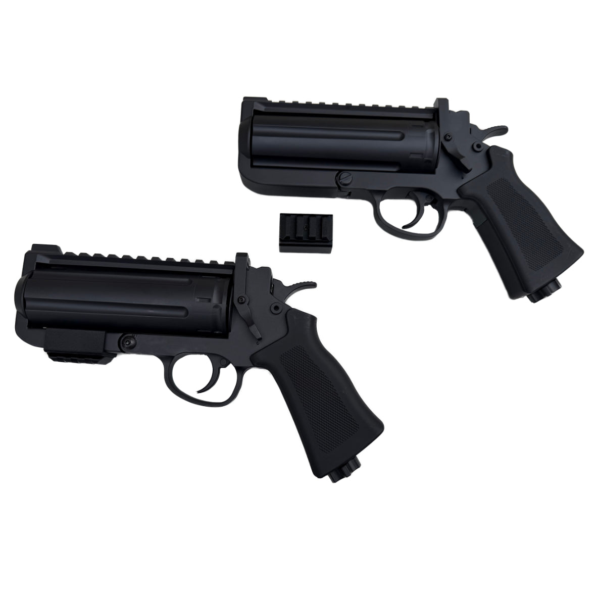 GoGun 2 Sixneedler with Picatinny Rail attached