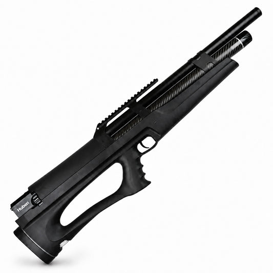 Huben K1 16 Joule Semi-Automatic PCP Bullpup – Synthetic Stock right view