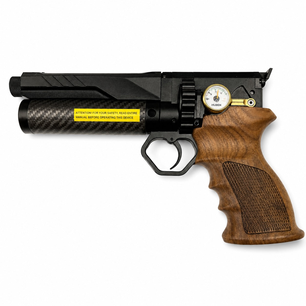 Huben GK1 Mini 16 Joule PCP Semi-Auto Air Pistol with gage
