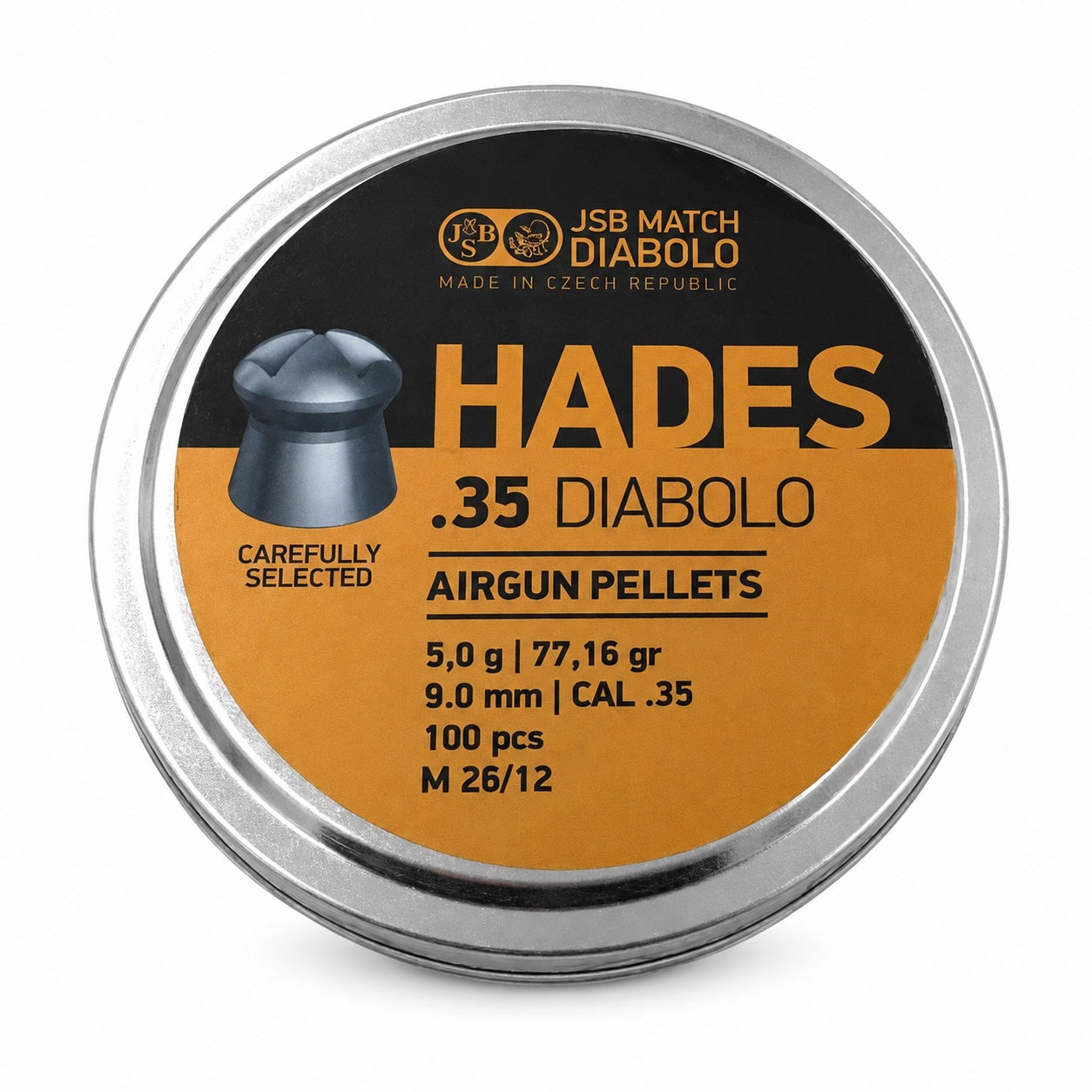JSB Hades .35  hollow point pellets Diabolo box