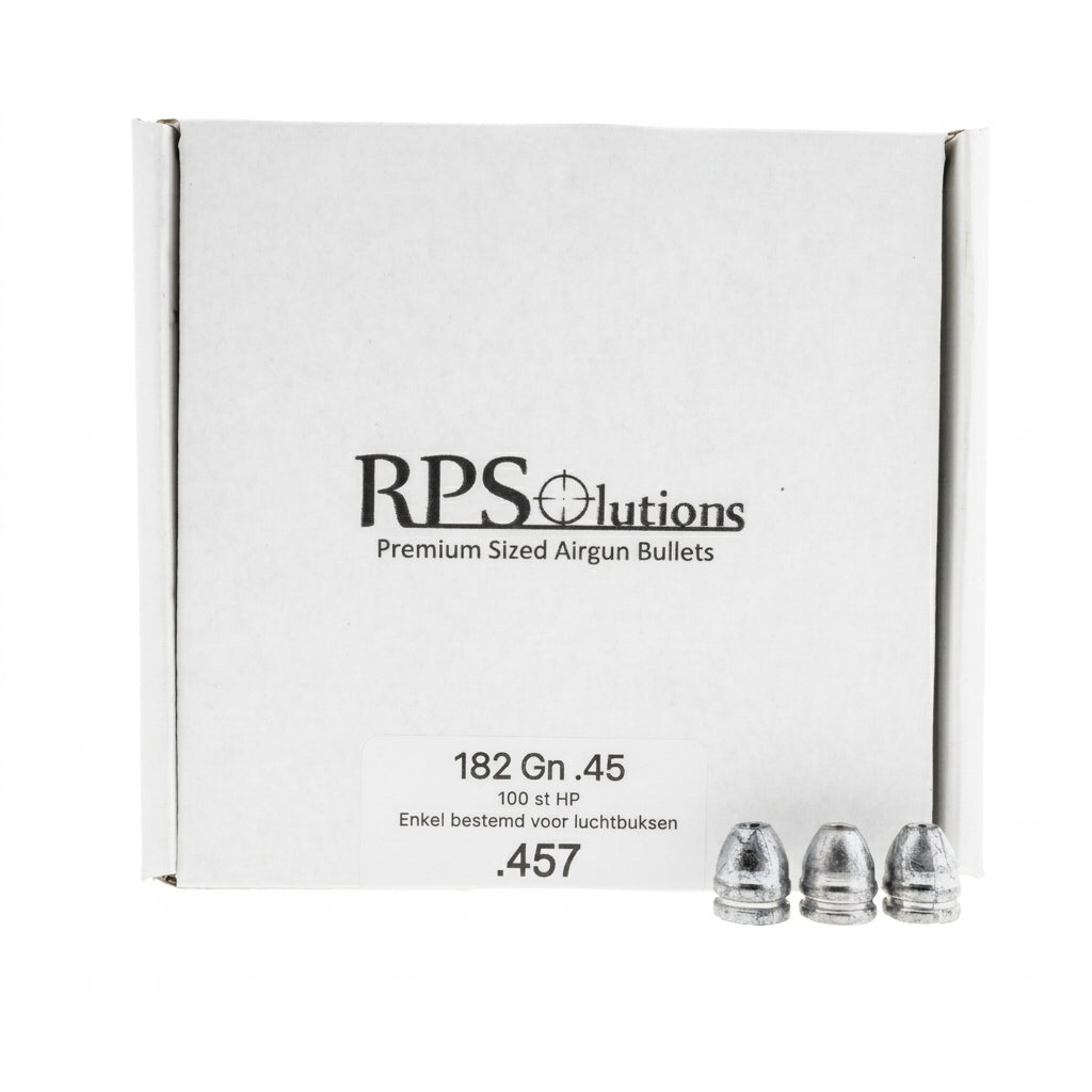 RPS Big Bore HP Slug .457 / 11.6mm 185gr 100pcs_Box with 3 pcs. in front 