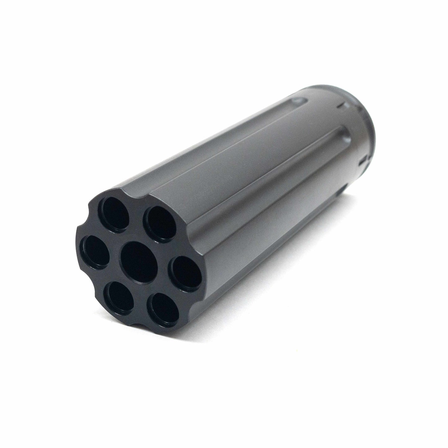 Replacement Drum for SixNeedler – 6‑Shot Cylinder by GoGun front angle view black