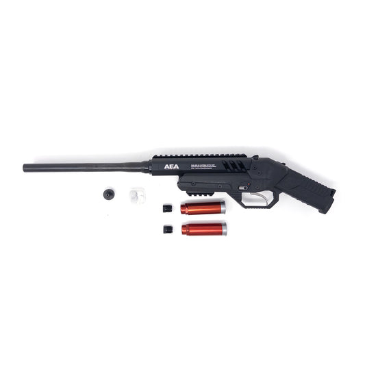 Harpoon Set AEA double Barrel long version Harpoon Cal. 50. with 2 cartridges, 2 slug holder, burst disc and valve