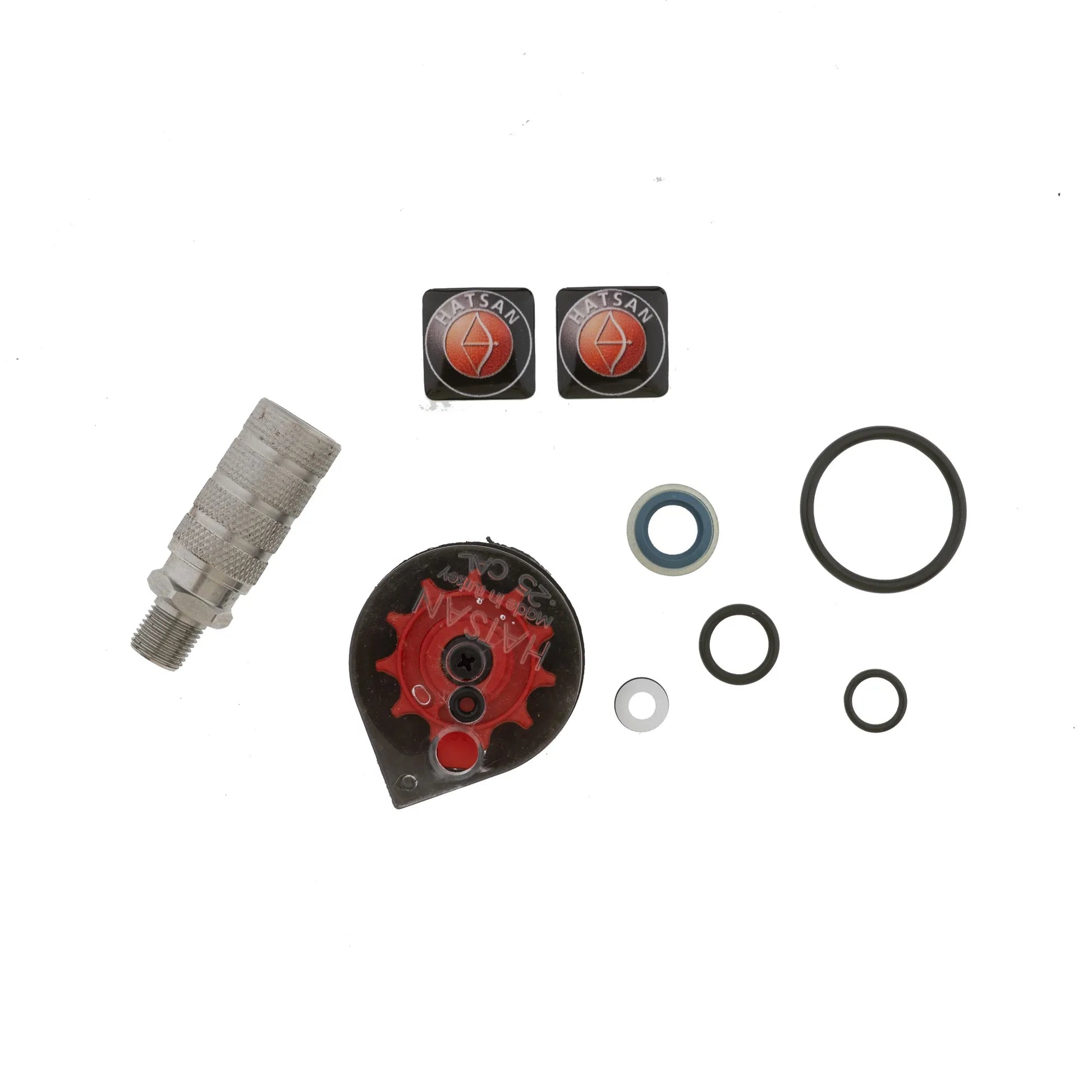 2x 12-Shot Magazines
1x Foster Female Filling Adapter_O-rings for Hatsan AR Veloxer PCP Rifle