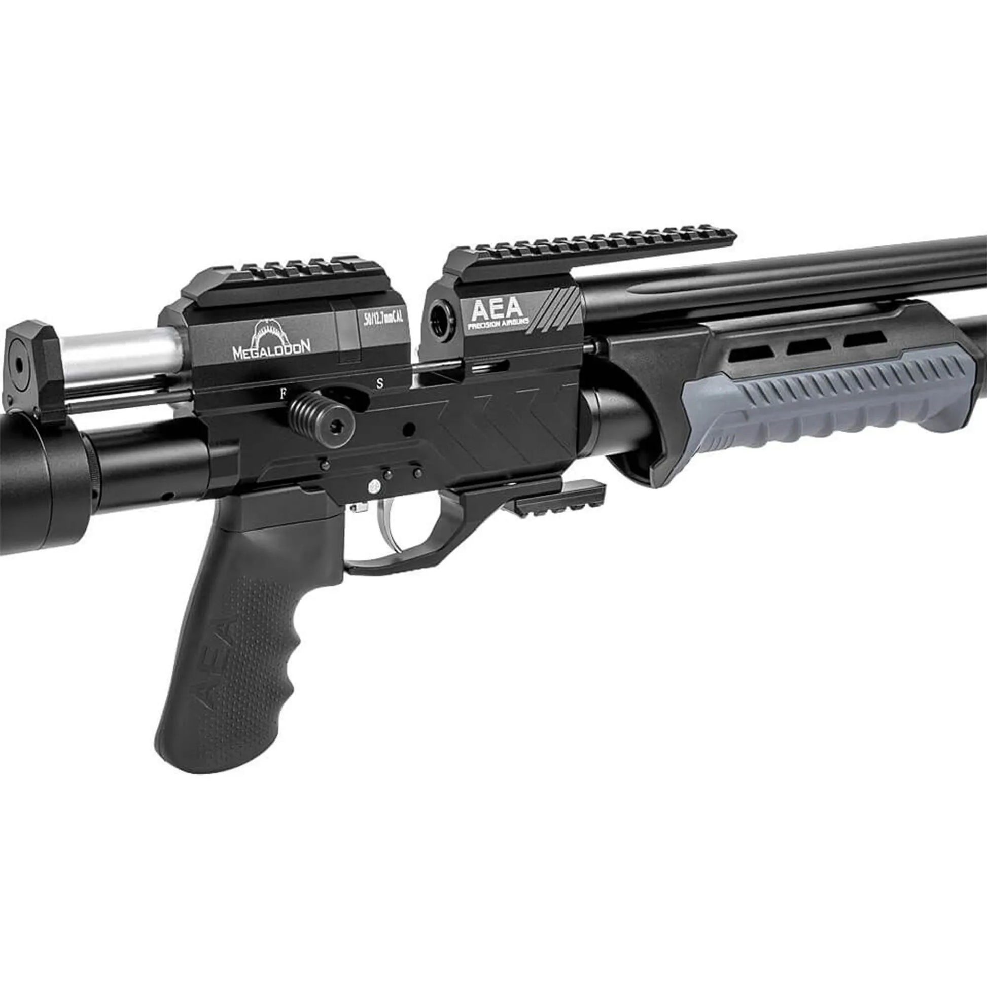 The AEA Megalodon 22" cal. 50 performance PCP air rifle. 