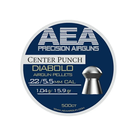 AEA Center Punch Pellets .22 cal. 5,5 mm 500 pcs in a box