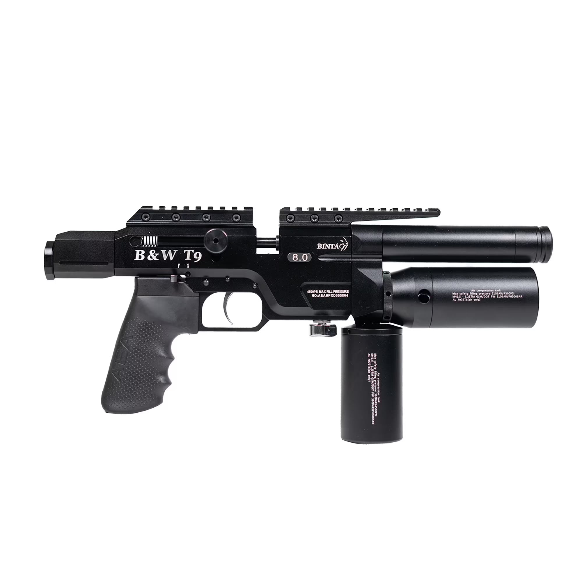 BinTac T9 Folded Stock PCP Air Rifle | 16 Joule | 9mm / .35 – C&G B.V.