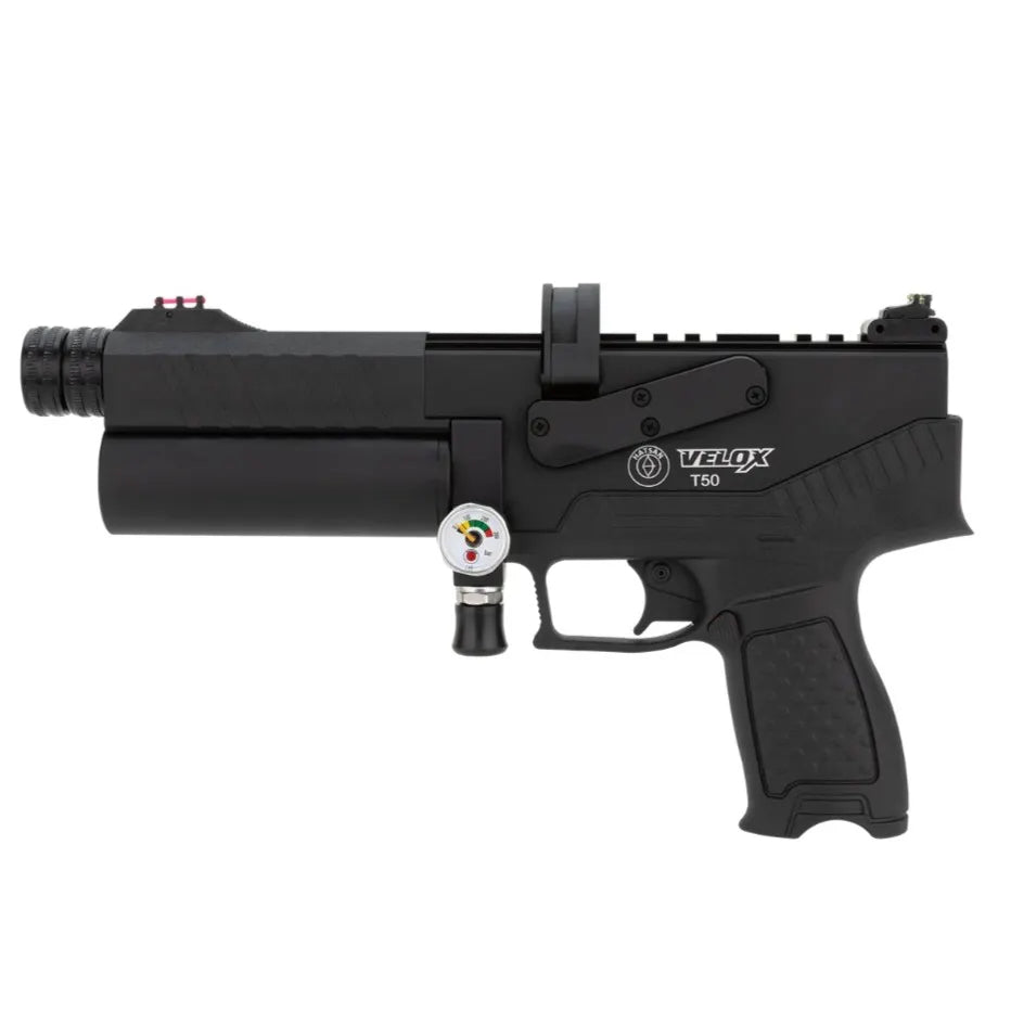 Hatsan Velox T50 .50 Caliber Semi-Auto PCP Air Pistol-left view
